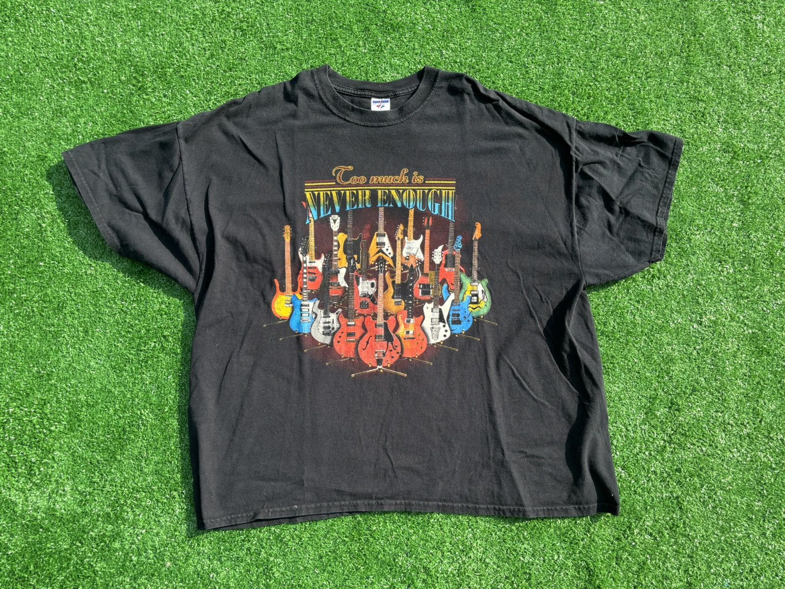 Band Tees × Vintage Vintage Guitar Tee Size US XXL / EU 58 / 5 - 1 Thumbnail
