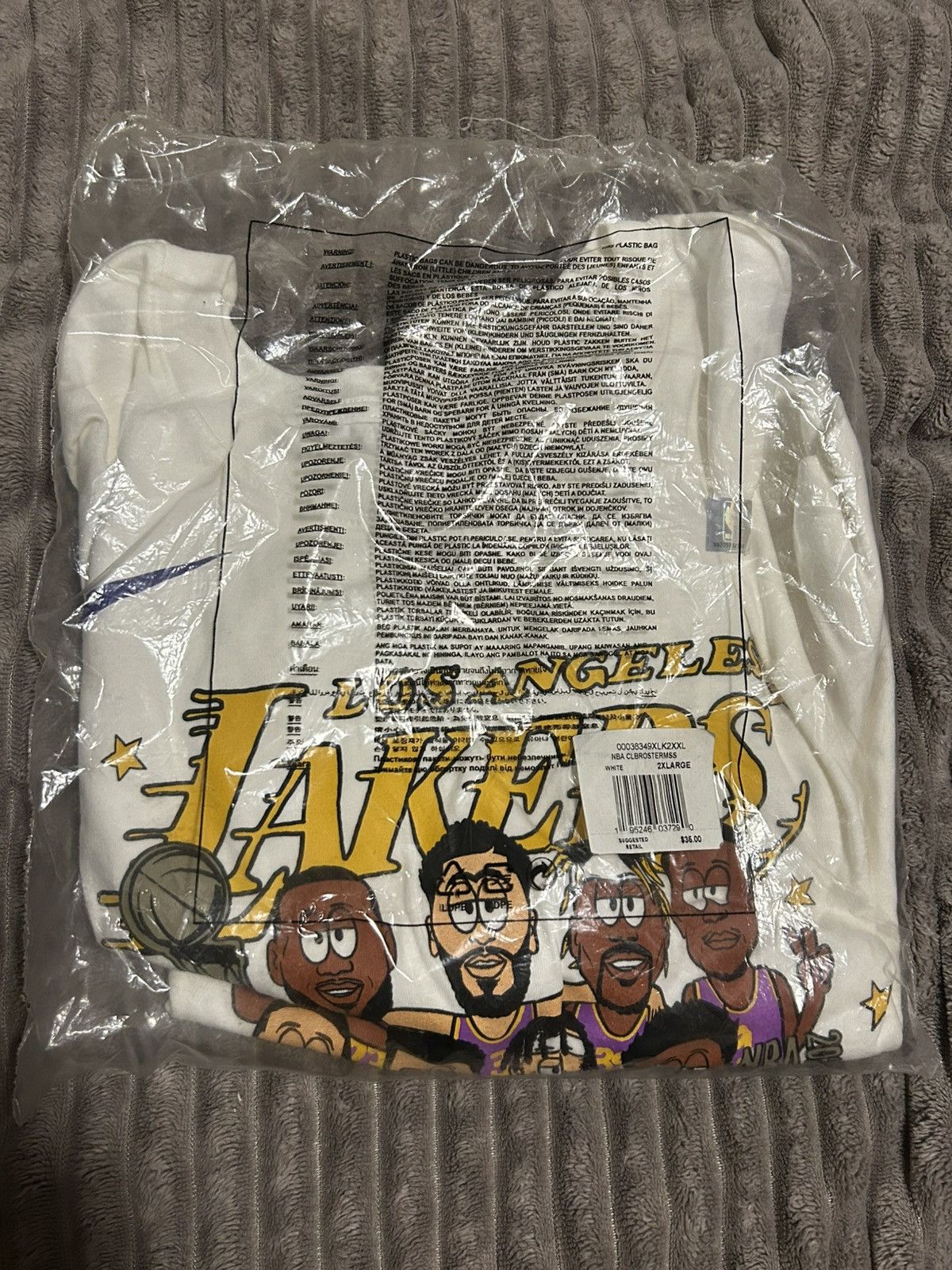 Nike Nike Los Angeles Lakers 2020 Championship Shirt Size US XXL / EU 58 / 5 - 2 Thumbnail