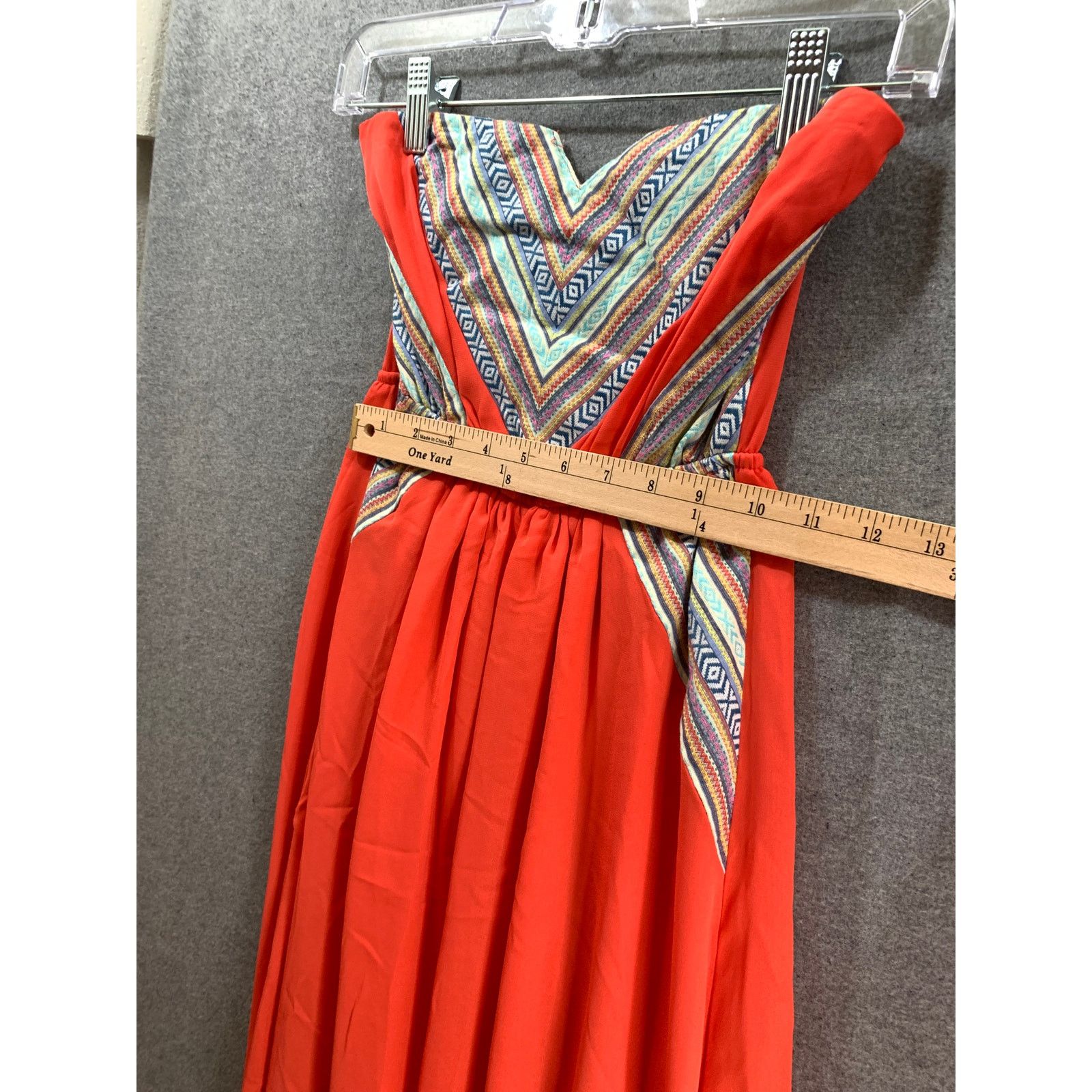 Other West 36th Maxi Orange Dress Women Size Small Sleeveless Size S / US 4 / IT 40 - 4 Thumbnail