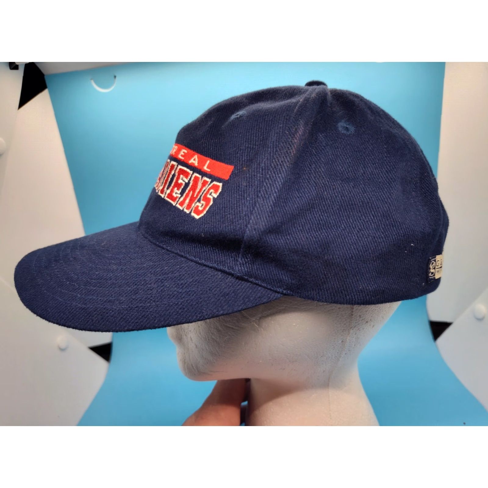 NHL VINTAGE Gear For Sports Montreal Canadiens Baseball Cap One Size Blue Adult NHL Y2K Adjustable Hat Mens Size ONE SIZE - 4 Thumbnail