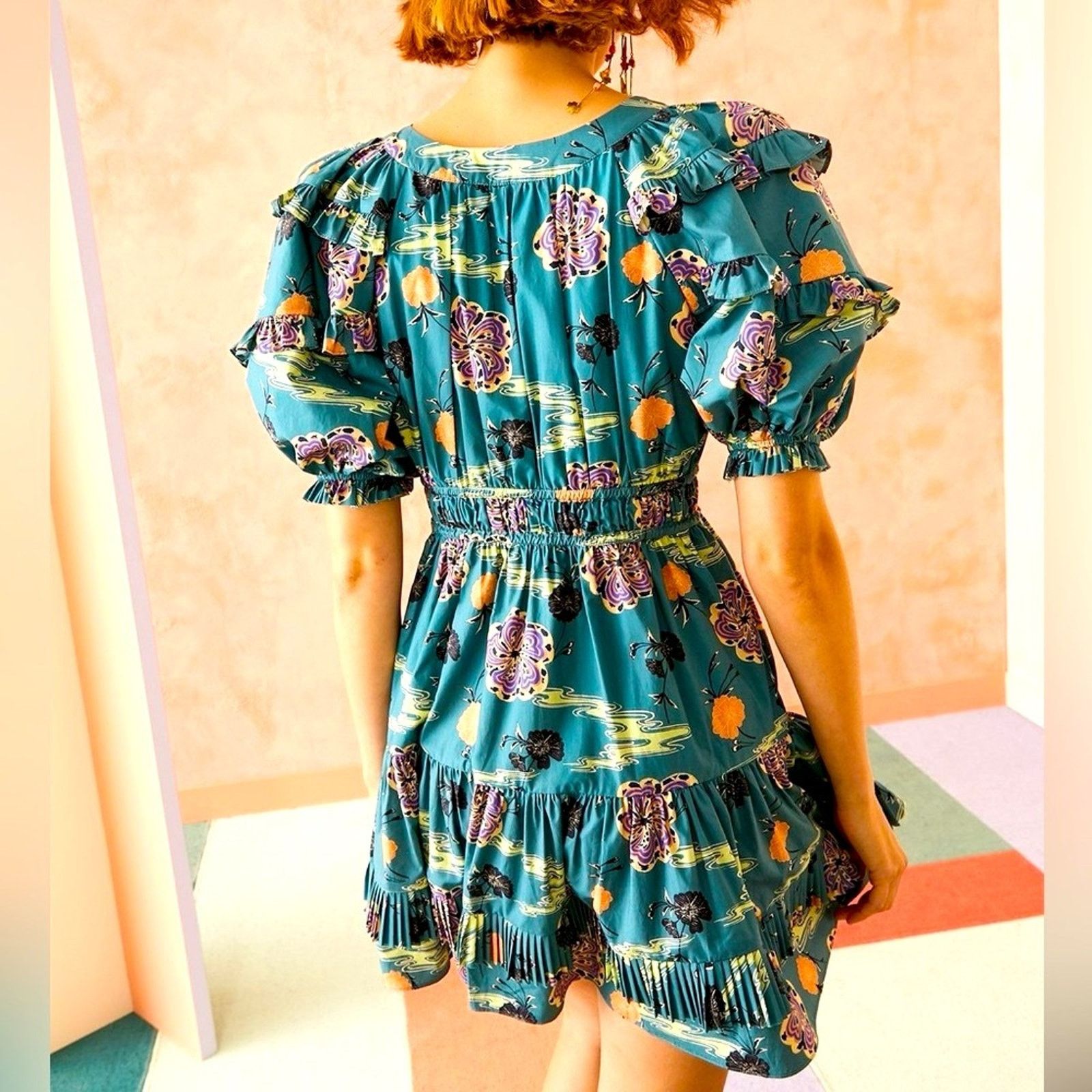 Ulla Johnson Ulla Johnson $398 Naomi Dress River Sz 2 EUC Size XS / US 0-2 / IT 36-38 - 13 Thumbnail