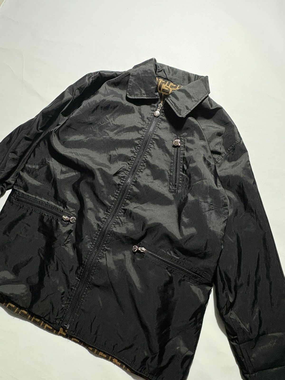 Fendi 1990’S FENDI ZUCCA MONOGRAM REVERSIBLE JACKET Size US XL / EU 56 / 4 - 4 Thumbnail