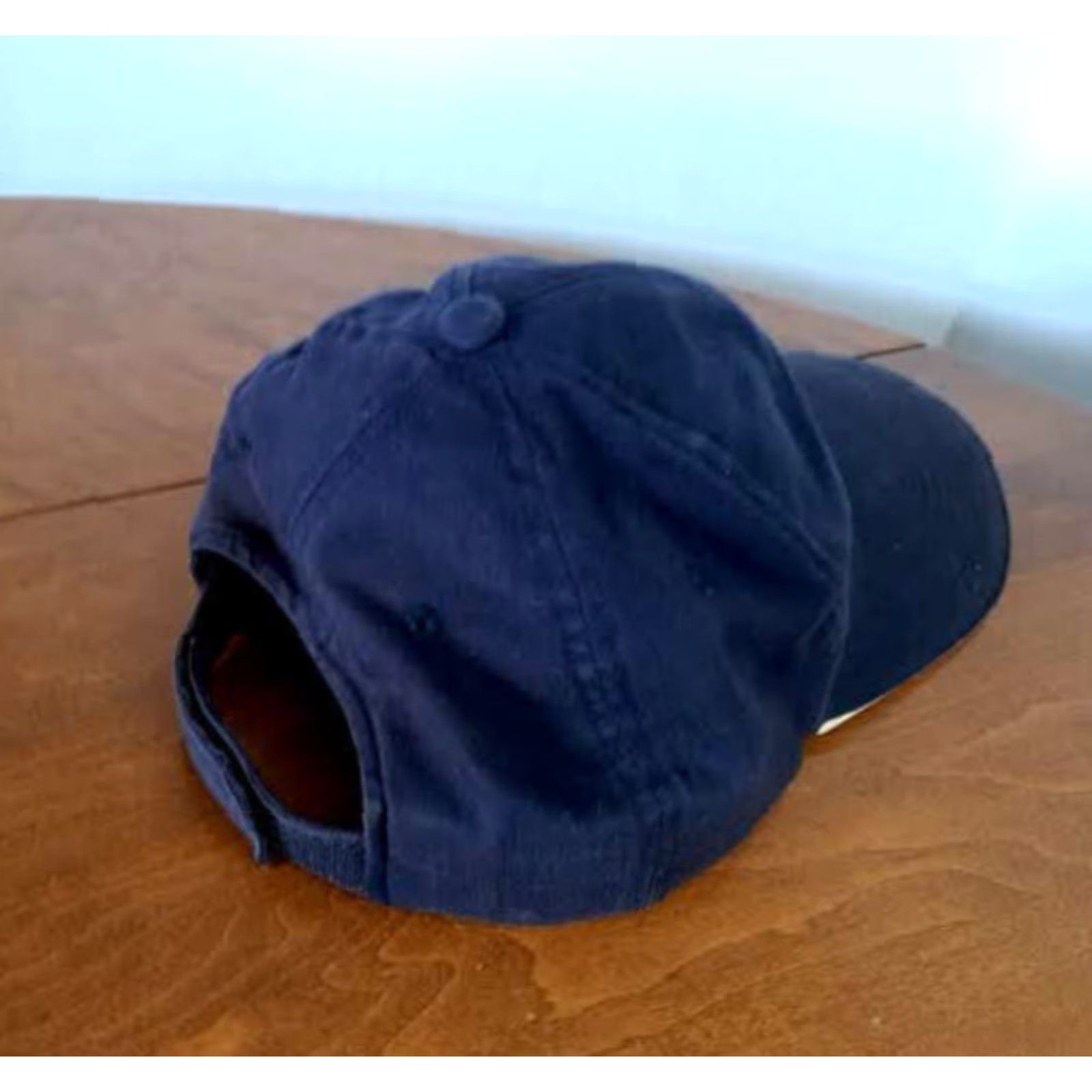 American Eagle Outfitters American Eagle Hat Classic Patch Adjustable Size Baseball Cap Men Blue Cotton Hat Size ONE SIZE - 4 Thumbnail