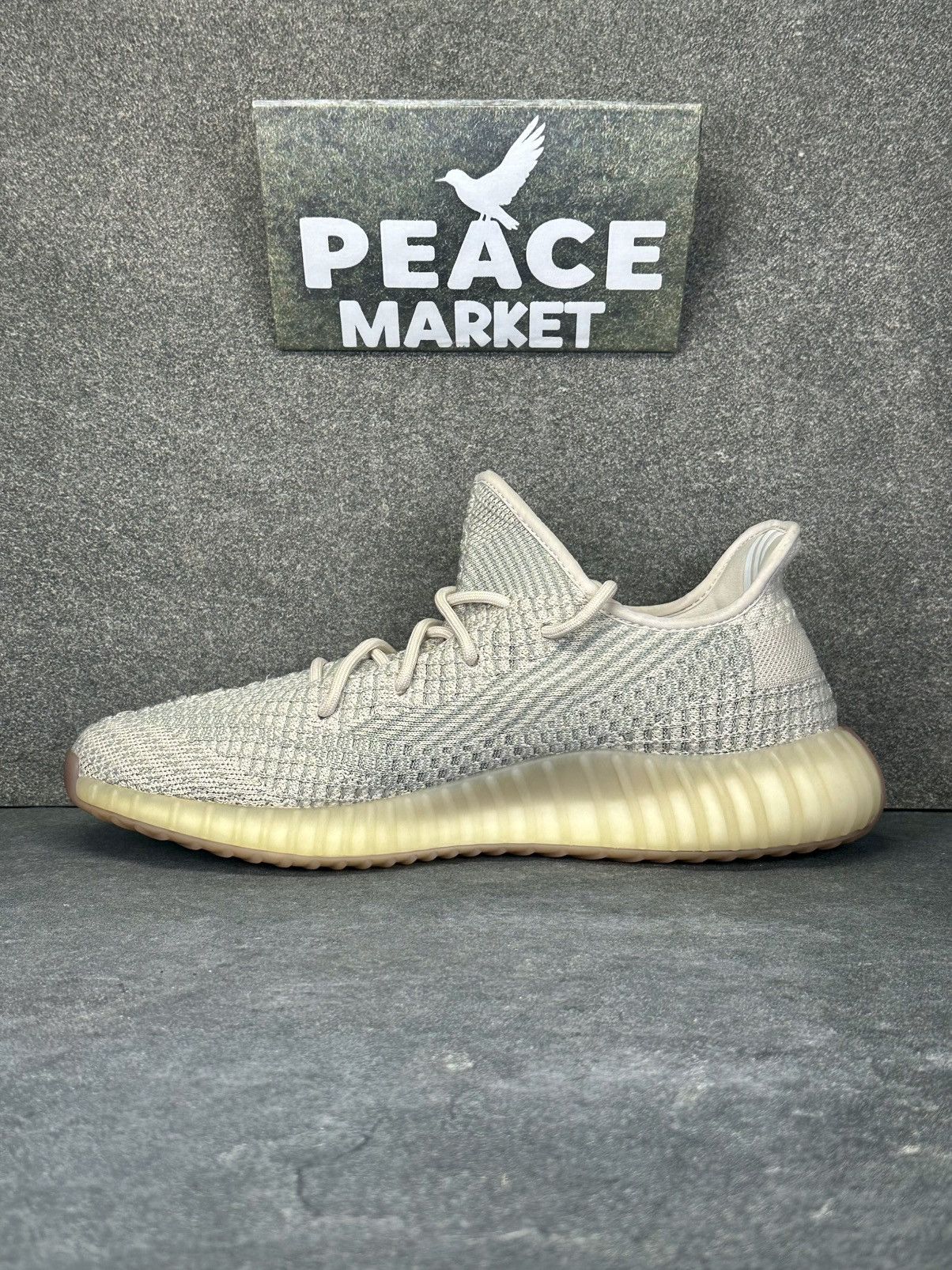 Adidas adidas Yeezy Boost 350 V2 Citrin Non-Reflective FW3042 Sz 12 Size US 12 / EU 45 - 2 Thumbnail