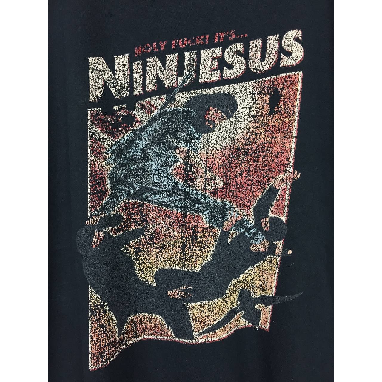 Threadless Threadless Ninjesus Ninja Jesus Funny Humor Tee Size US L / EU 52-54 / 3 - 4 Thumbnail