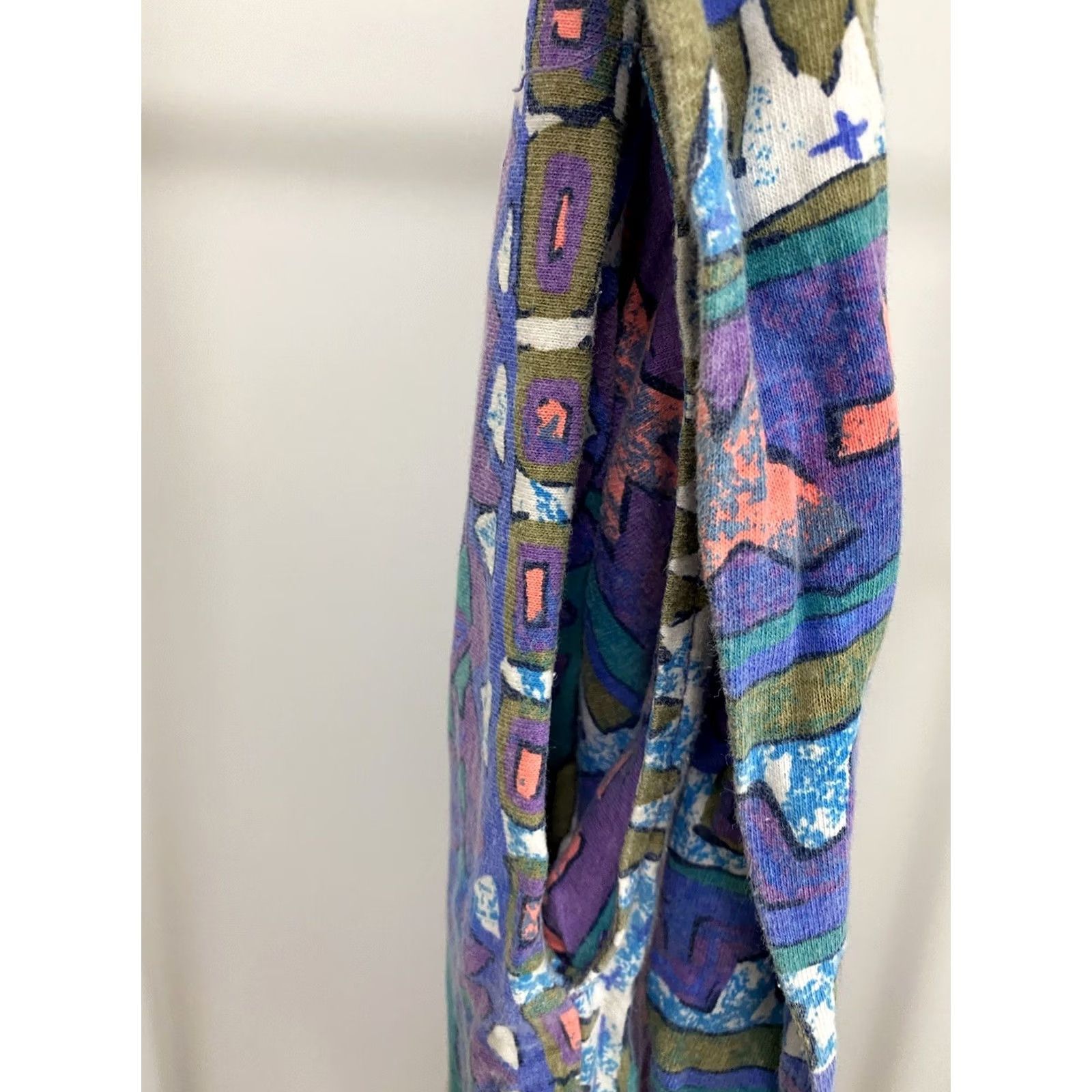 Ocean Pacific VTG 80s Ocean Pacific OP Abstract Bold Colorful Surf Skate Argyle Pants Size L Mens Regular Multicolor Inseam 26"} Size US 33 - 6 Thumbnail