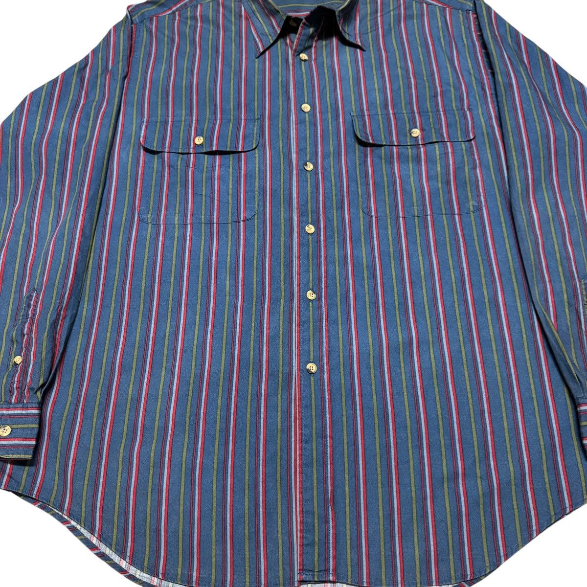 Christian Dior Monsieur Vintage Christian Dior Monsieur Striped Shirt Oversized Size US L / EU 52-54 / 3 - 5 Thumbnail