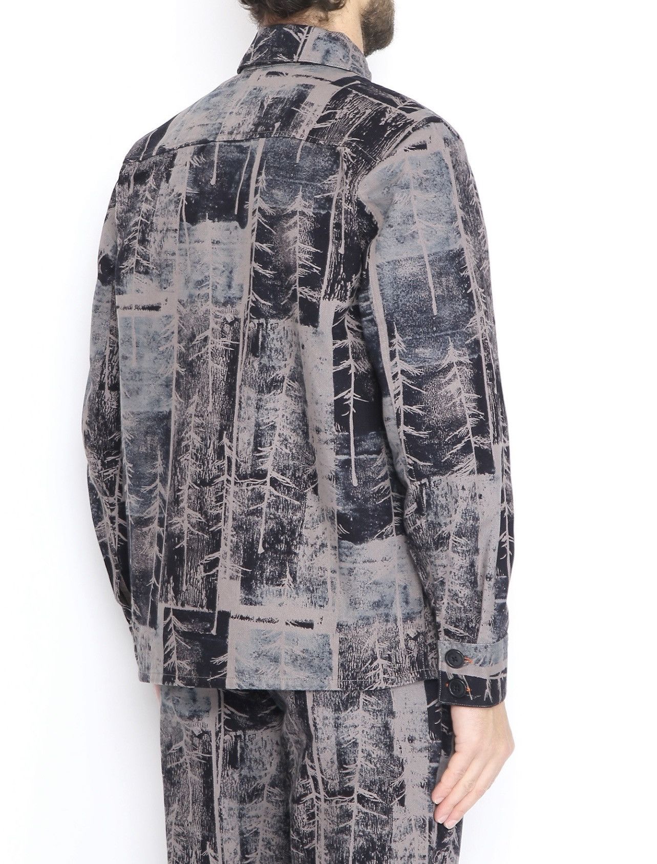 Paul Smith !DS! FW22 Paul Smith Grey Forest Summer Overshirt Jacket Size US M / EU 48-50 / 2 - 5 Thumbnail