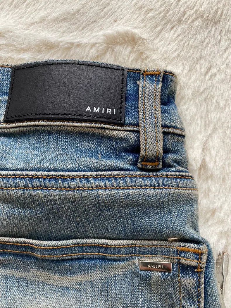 Amiri Amiri Size 29 Washed blue mx2 jeans Size US 29 - 3 Thumbnail