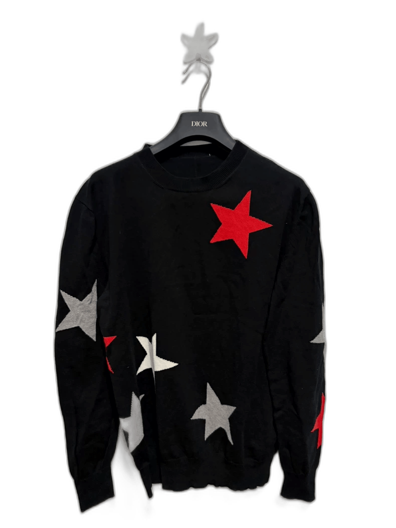 Givenchy Givenchy Star Knit Long Sleeve Sweater Size US S / EU 44-46 / 1 - 1 Thumbnail