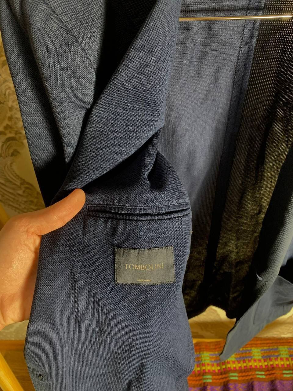 Loro Piana × Tombolini TOMBOLINI LORO PIANA BLAZER COTTON SUIT FASHION CLASSIC Y2K Size 48S - 11 Thumbnail
