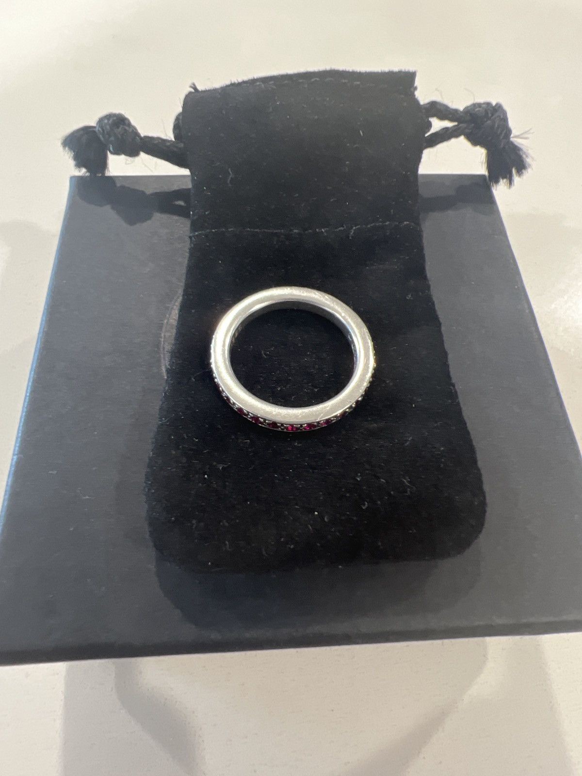 Chrome Hearts “TFL” Ring w Pink Rubies Size ONE SIZE - 3 Thumbnail