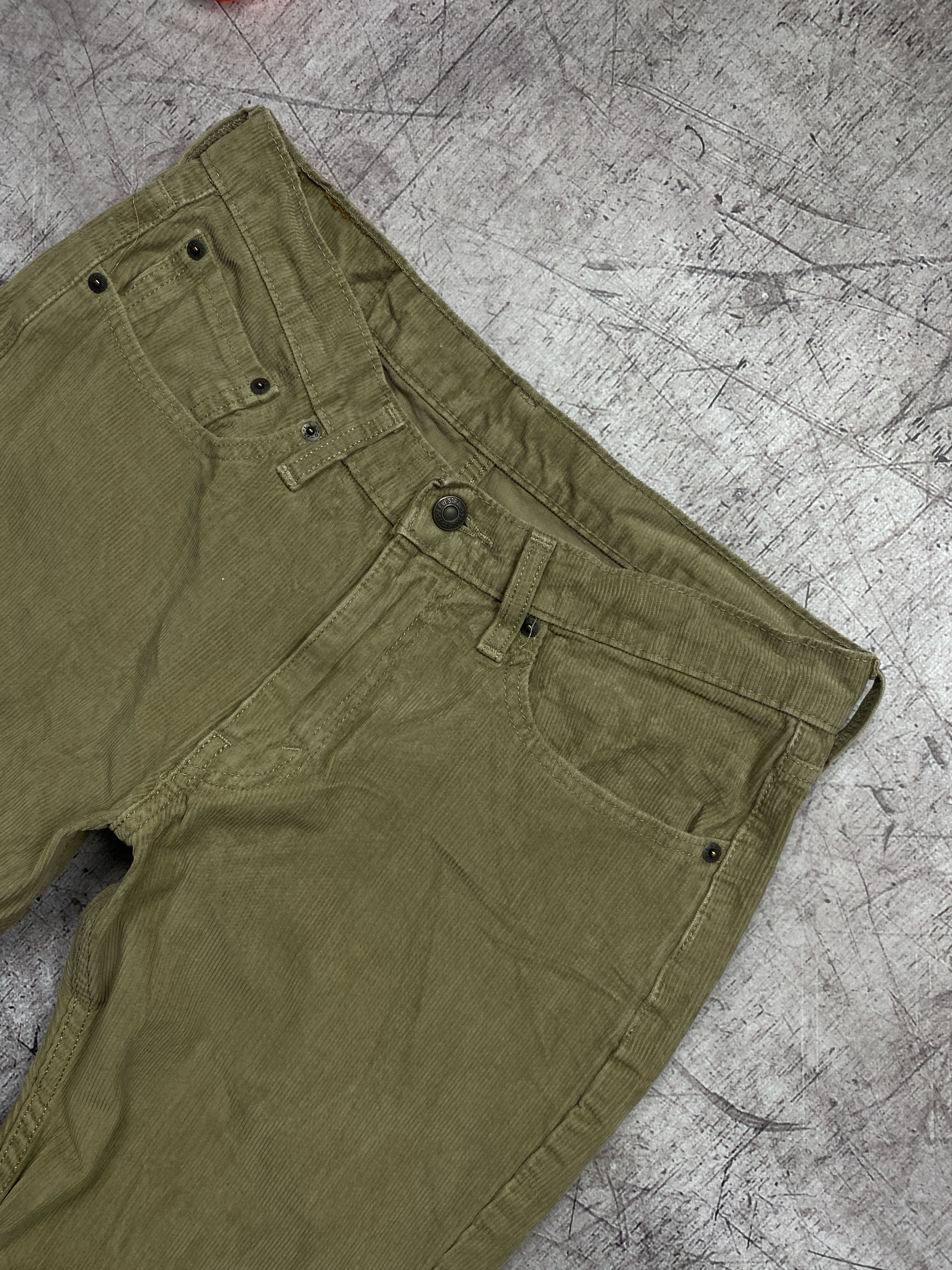 Levi's × Levi's Vintage Clothing Levis 514 Vintage Mens Jeans Corduroy Denim Pants Size US 32 / EU 48 - 5 Thumbnail