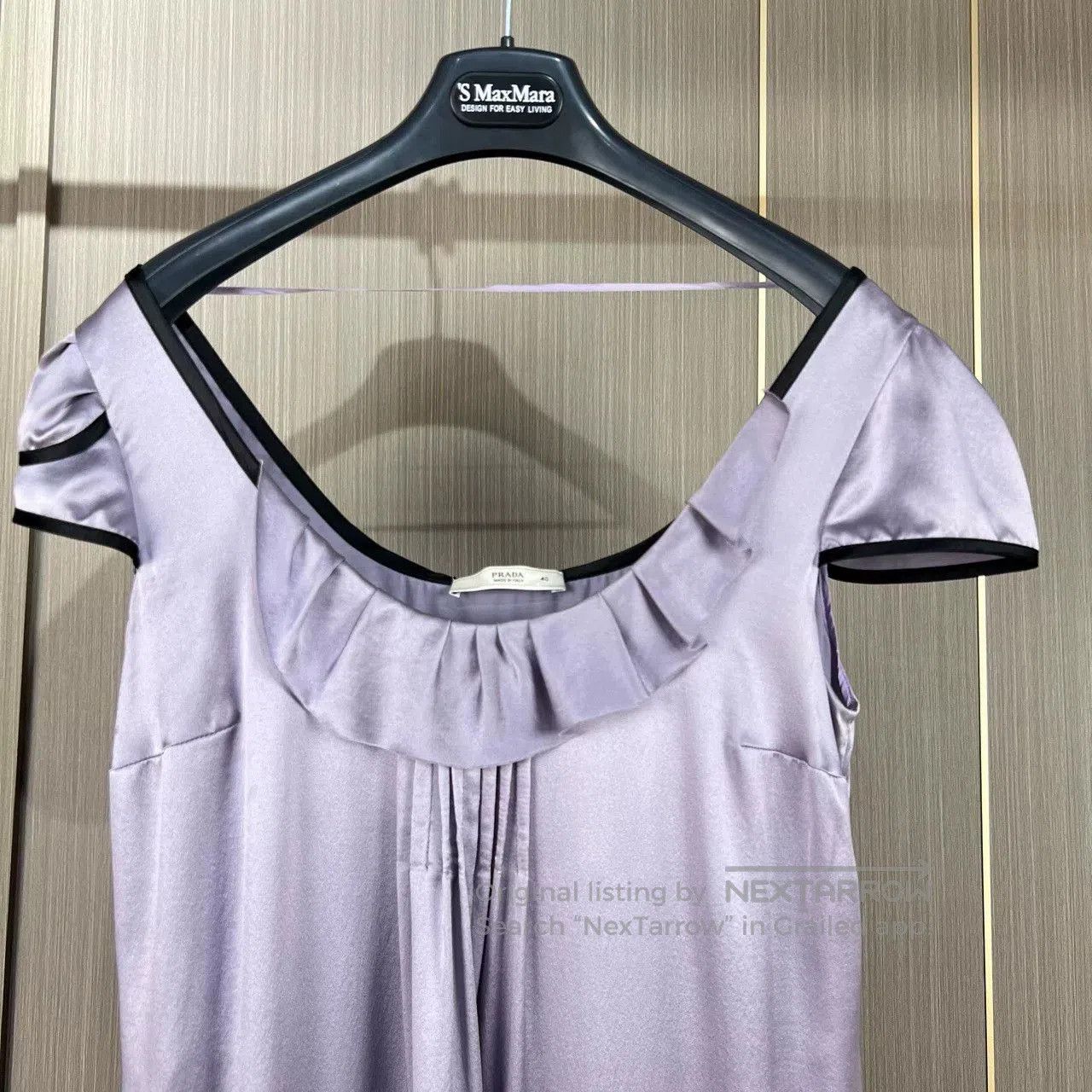 Prada Prada Light Purple Ruffle Silk Dress. Size S / US 4 / IT 40 - 3 Thumbnail