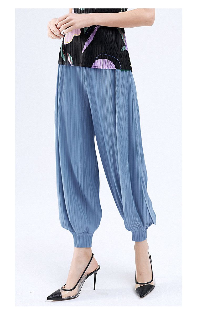 Japanese Brand Solid color bloomers, wide legged loose casual trousers Size 24" / US 00 / IT 34 - 2 Thumbnail