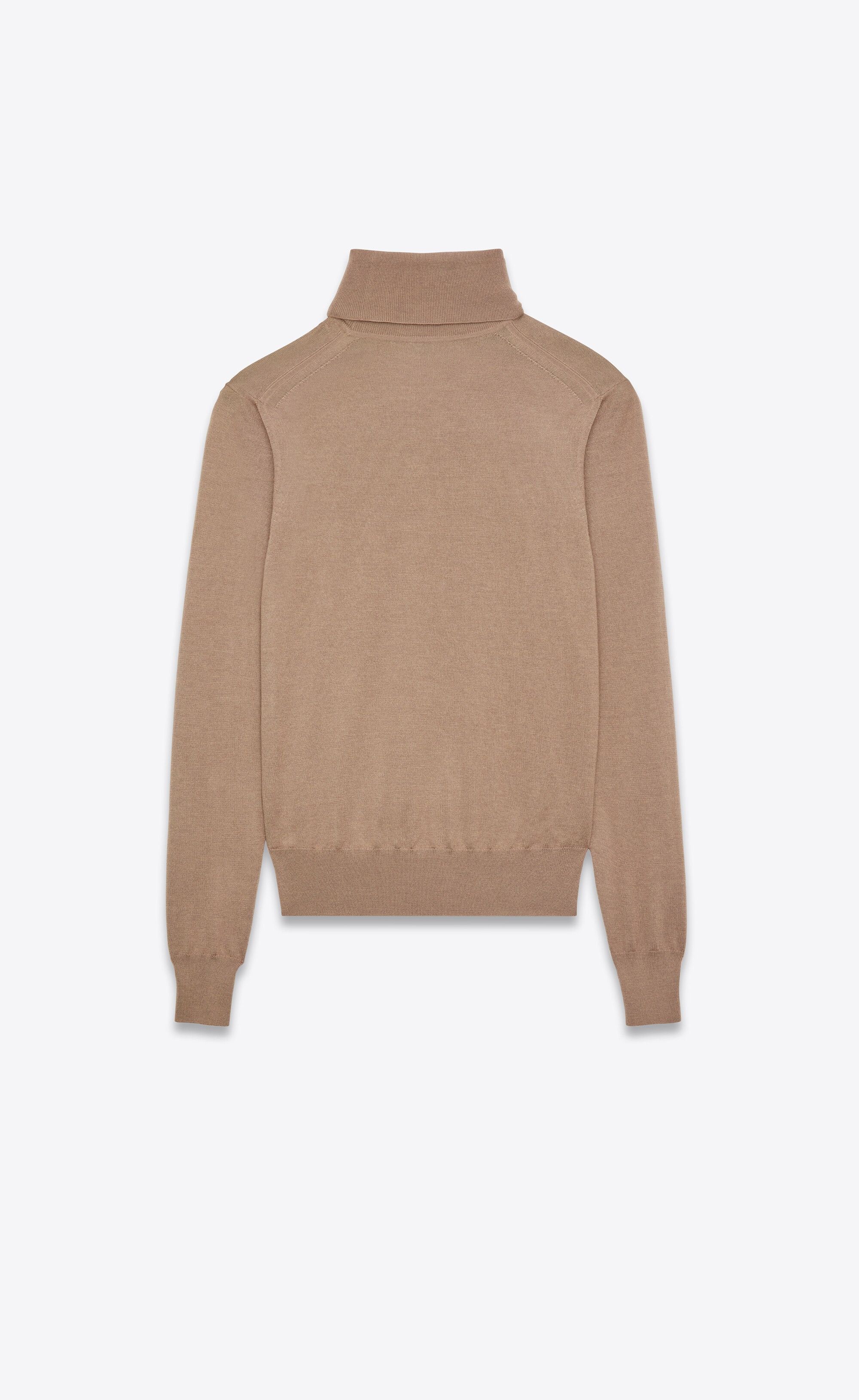 Saint Laurent Paris oc11z0126 752350 Turtleneck Sweater in Cashmere, Wool Silk Size US S / EU 44-46 / 1 - 2 Thumbnail