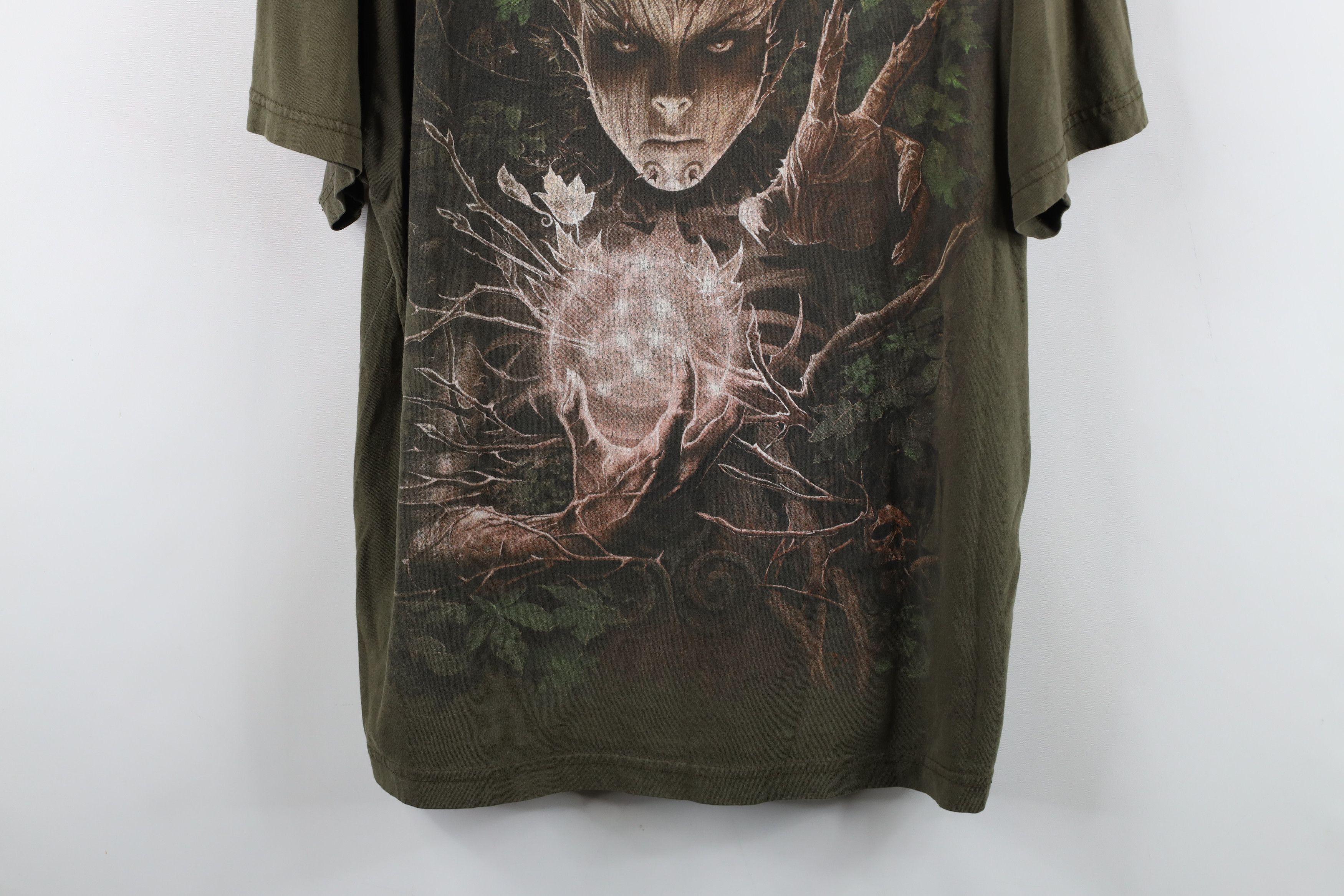 Vintage Vintage Y2K Streetwear Mother Nature Tree Skull T-Shirt Size US XL / EU 56 / 4 - 3 Thumbnail