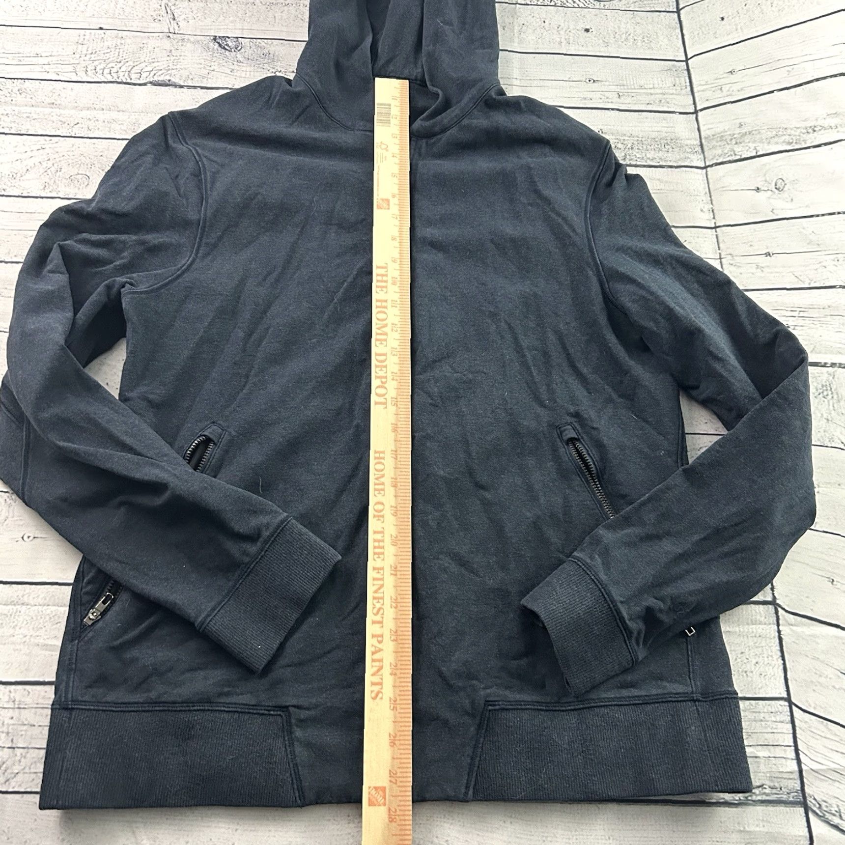 Lululemon Lululemon Full Zip Cross Cut Hoodie Sweatshirt Men L Gray Blue Size US L / EU 52-54 / 3 - 2 Thumbnail