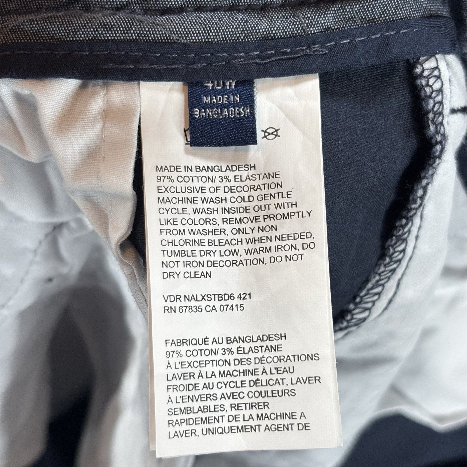 Nautica Nautica Classic Fit Deck Shorts Navy Blue Mens 40x8.5 NWT Size US 40 / EU 56 - 6 Thumbnail