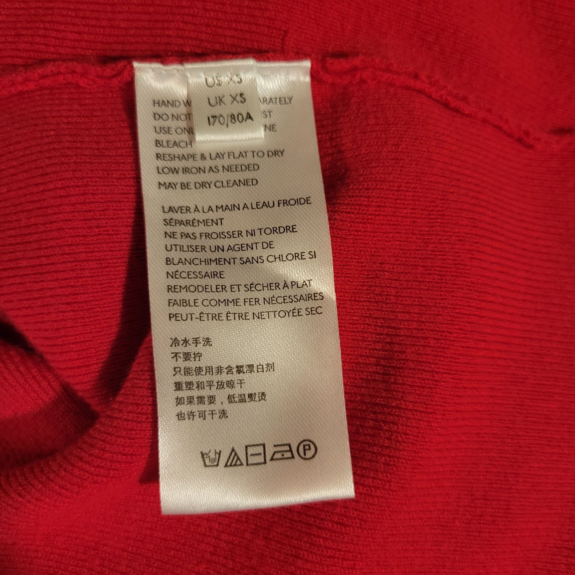 Anthropologie Saturday Sunday Anthro XS Hot Pink V Neck Sweater Dress Over Size XS / US 0-2 / IT 36-38 - 6 Thumbnail