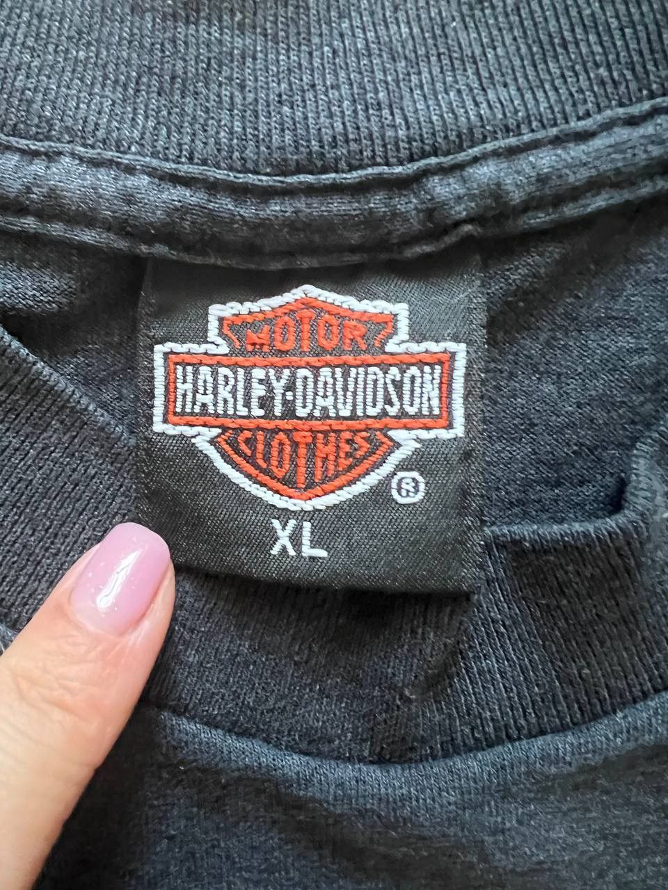 Harley Davidson × Vintage Vintage Harley Davidson 3D Emblem Mens 90s SingleShirt Dyna Size US XL / EU 56 / 4 - 4 Thumbnail