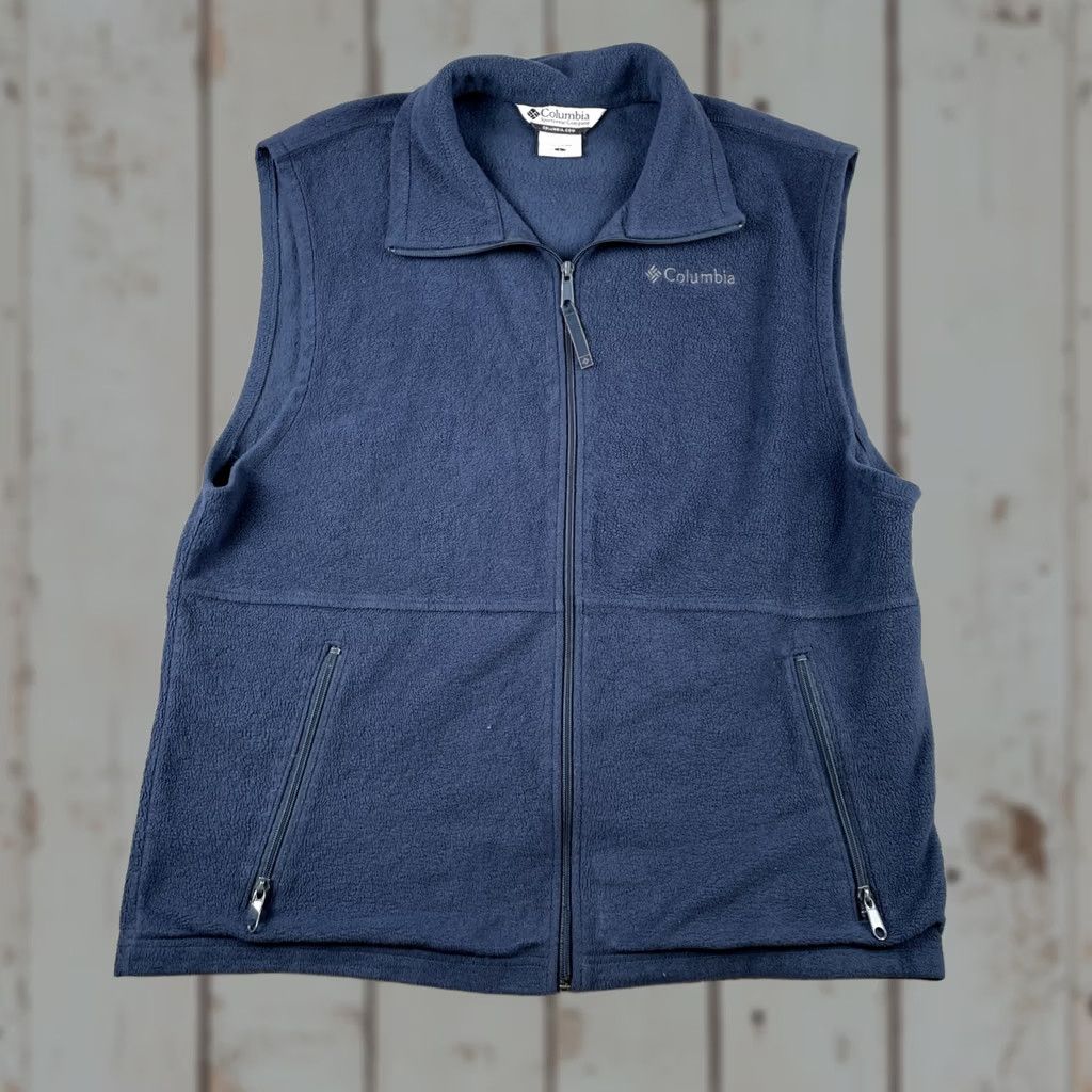 Colombo Colombia Vest Navy Blue Fleece Zip Up Packable L Large Mens Regular Size Blue EUC Outdoor Sports 1990s Size US L / EU 52-54 / 3 - 1 Thumbnail