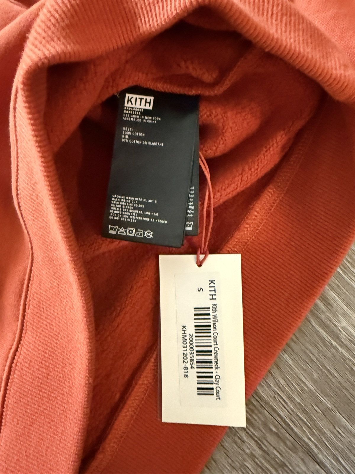 Kith Kith Wilson Crewneck Clay Court Size S Size US S / EU 44-46 / 1 - 3 Thumbnail