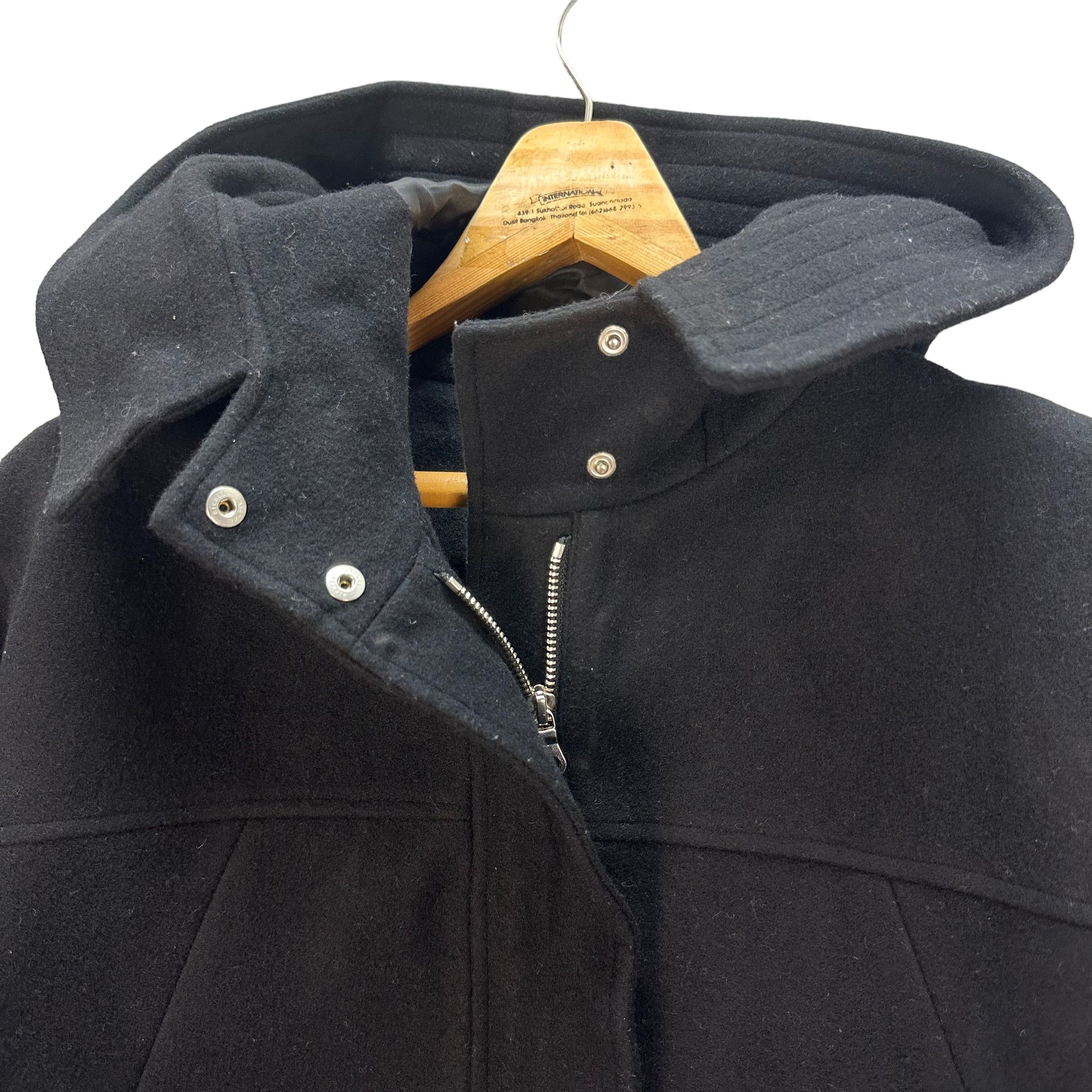Japanese Brand C+ MADE IN JAPAN WOOL HOODED OVERCOAT #7758-168 Size US S / EU 44-46 / 1 - 6 Thumbnail