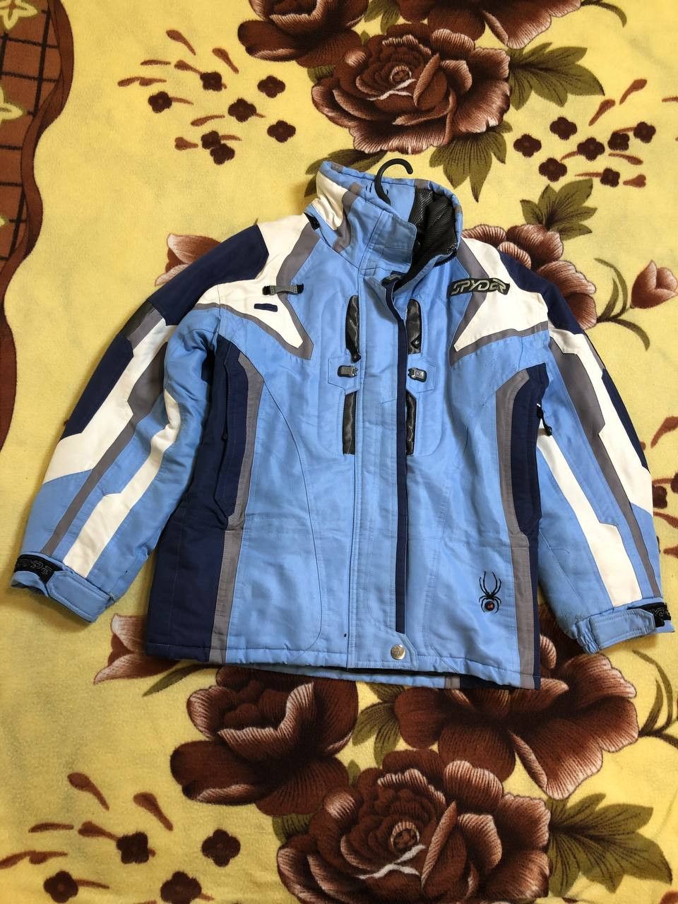 Spyder Spyder Baby Blue Spider Web ski Snowboarding Jacket vintage Size US M / EU 48-50 / 2 - 1 Thumbnail
