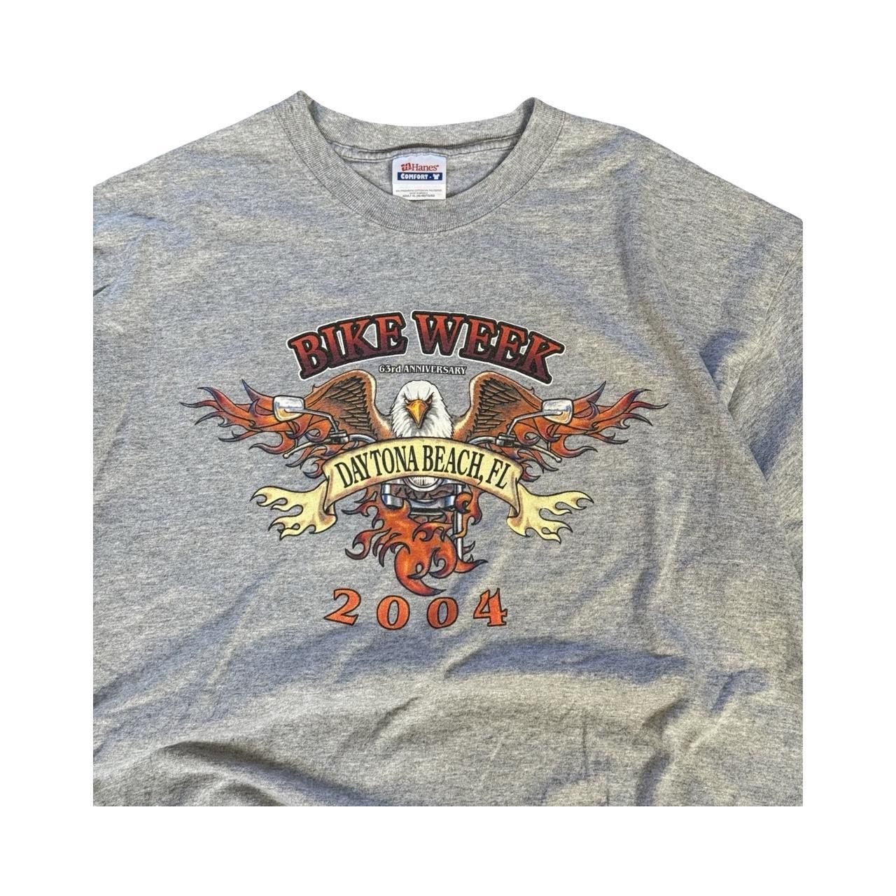 Vintage Vintage 2004 Daytona Beach Bike Week Tee Size US XL / EU 56 / 4 - 1 Thumbnail