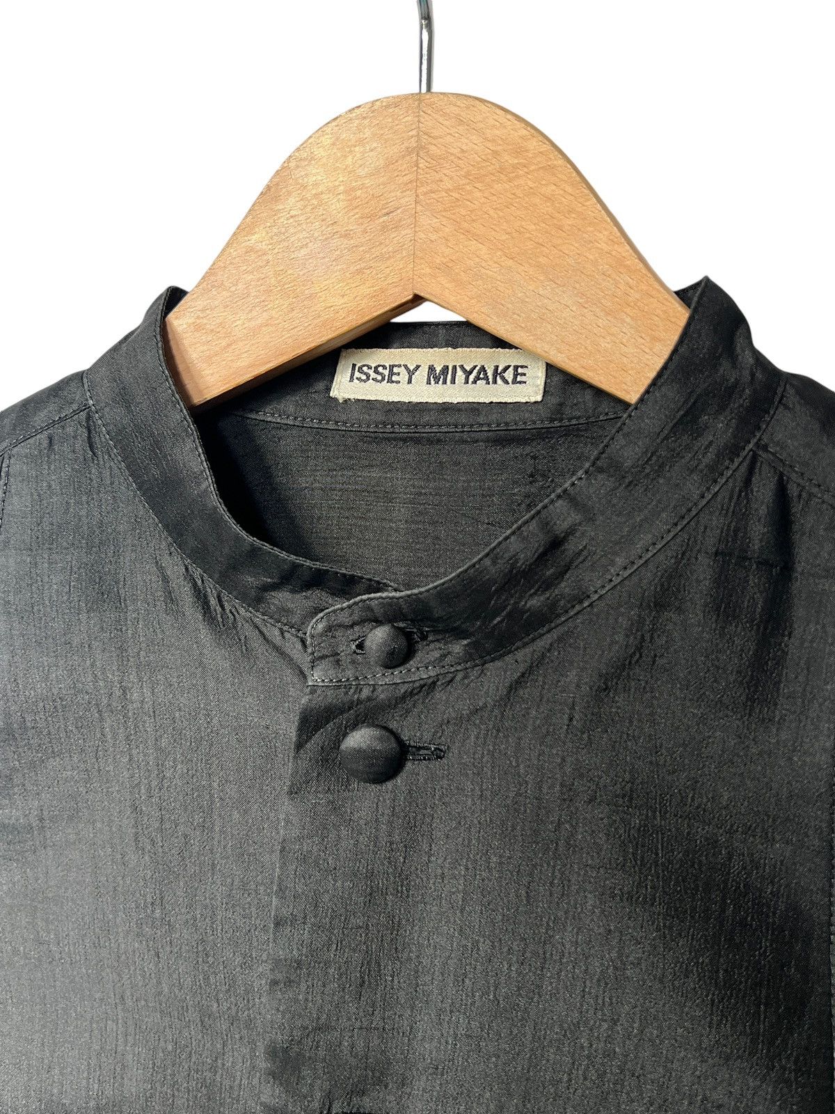 Issey Miyake Vintage Issey Miyake Shanghai Silk Button Shirt Size US L / EU 52-54 / 3 - 5 Thumbnail