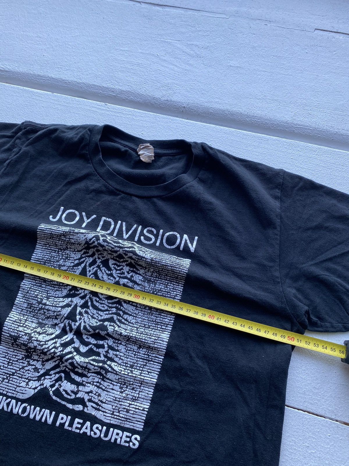 Band Tees × Vintage Vntg 00s Joy Division Unknown Pleasures T Shirt Black Mens M Size US M / EU 48-50 / 2 - 7 Thumbnail