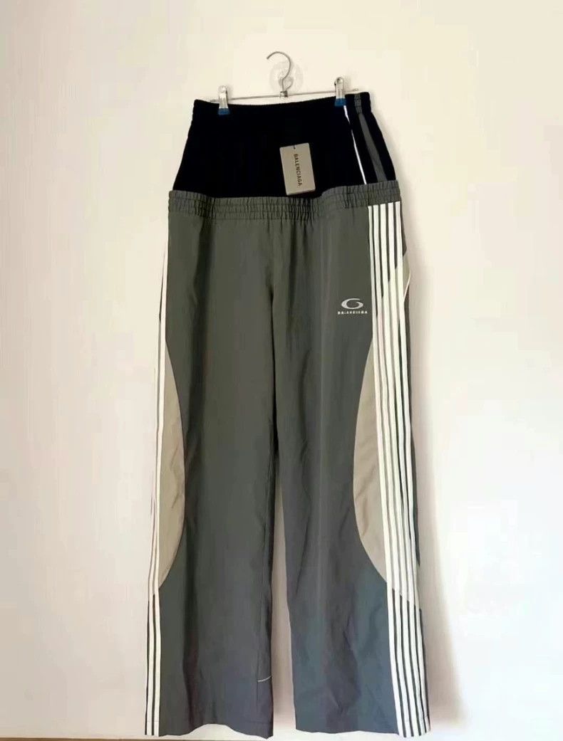 Balenciaga Balenciaga size XS CutUp Grey Blue Double Waist Patchwork Size US 27 - 1 Thumbnail