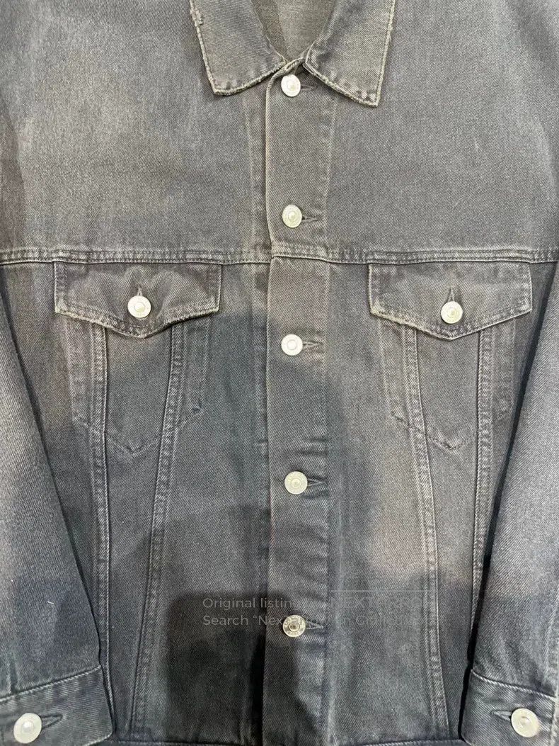 Balenciaga Balenciaga Spray-Painted Graffiti Denim Jacket Size US M / EU 48-50 / 2 - 3 Thumbnail