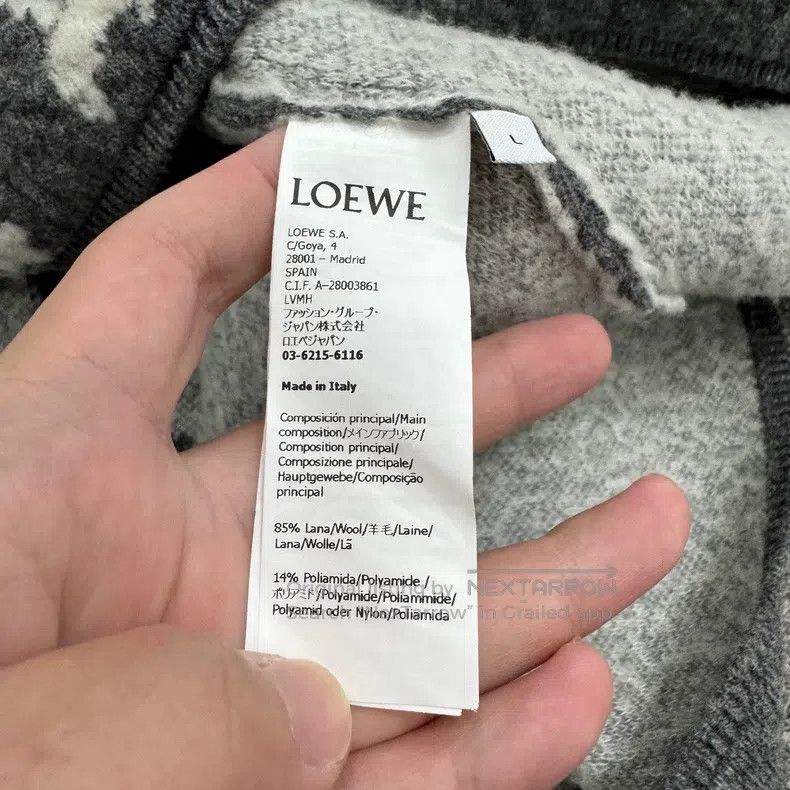 Loewe Loewe Mixed Color Wool Sweater Size L / US 10 / IT 46 - 3 Thumbnail