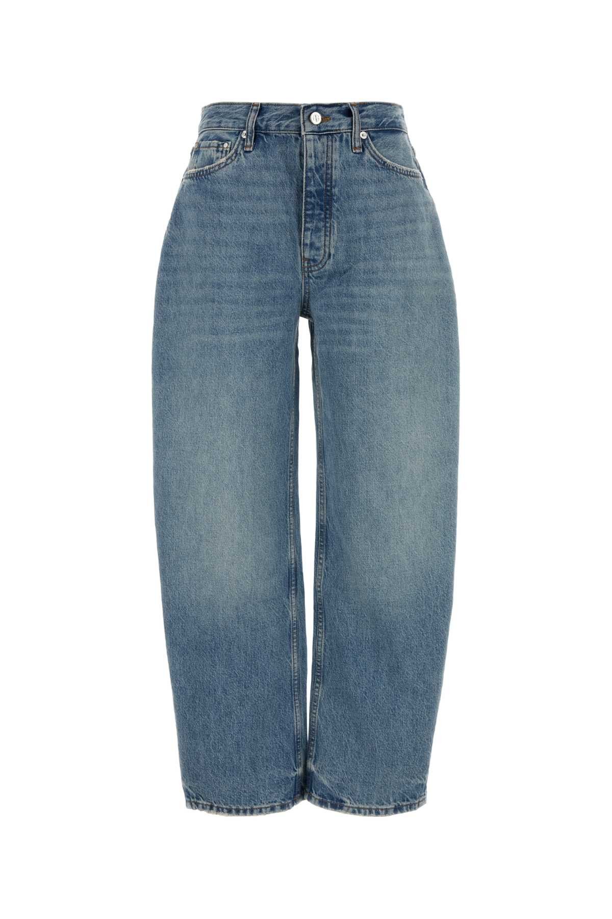 Anine Bing Wide-Leg Jeans In Denim Size 27" / US 4 / IT 40 - 1 Thumbnail
