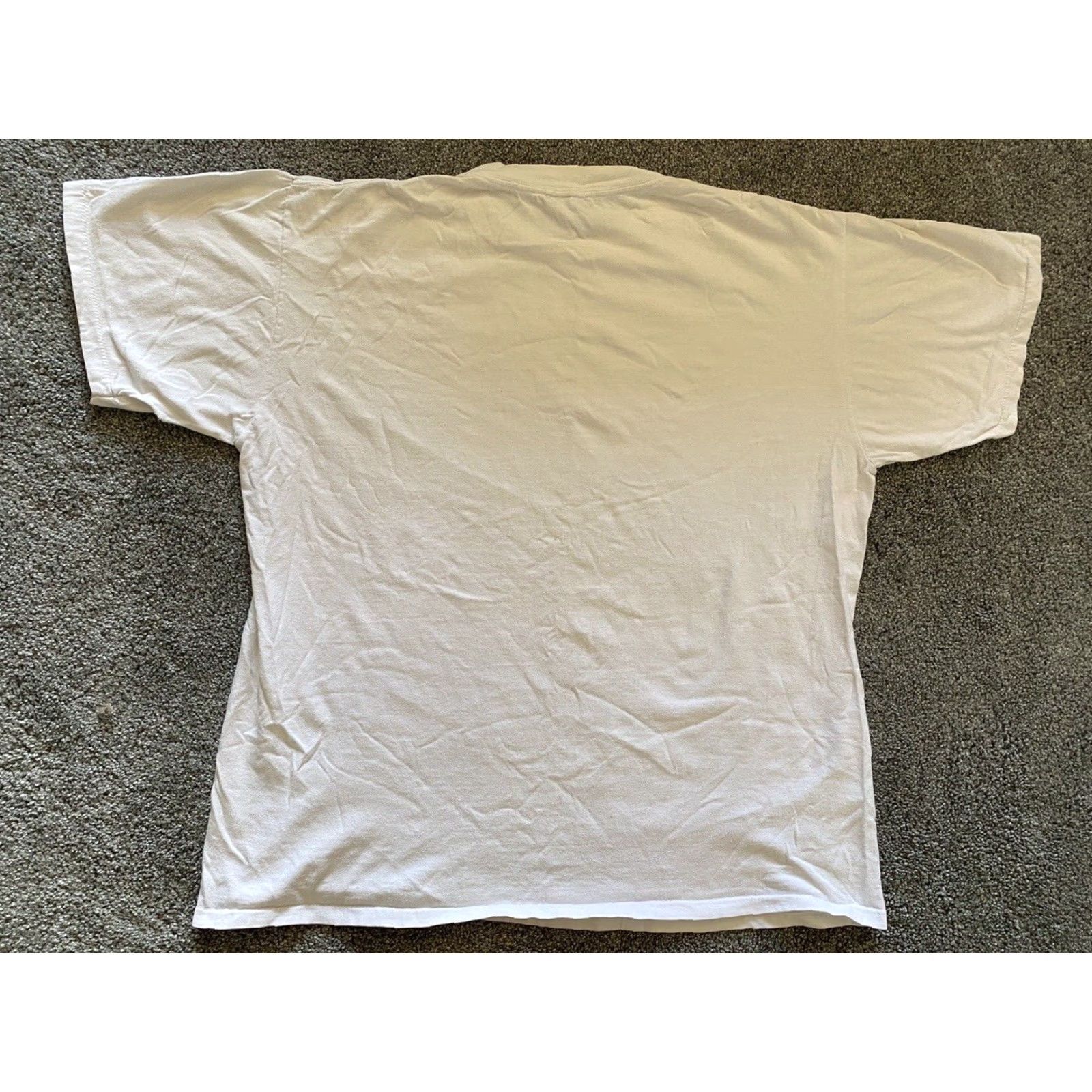 Vintage VINTAGE 1994 Oneita T Shirt XL 46-48 Focke-Wulf FW190 Single Stitch German Plane Mens Shirt White 90s Military Classic Size US XL / EU 56 / 4 - 2 Thumbnail