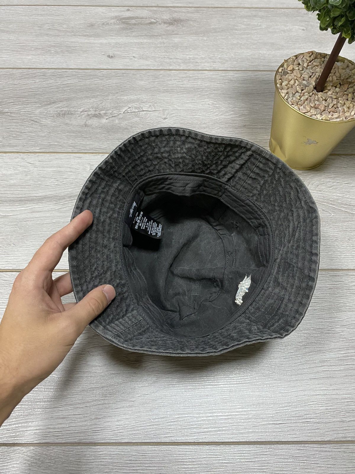 Stussy Stussy big logo vintage bucket hat caps Size ONE SIZE - 3 Thumbnail