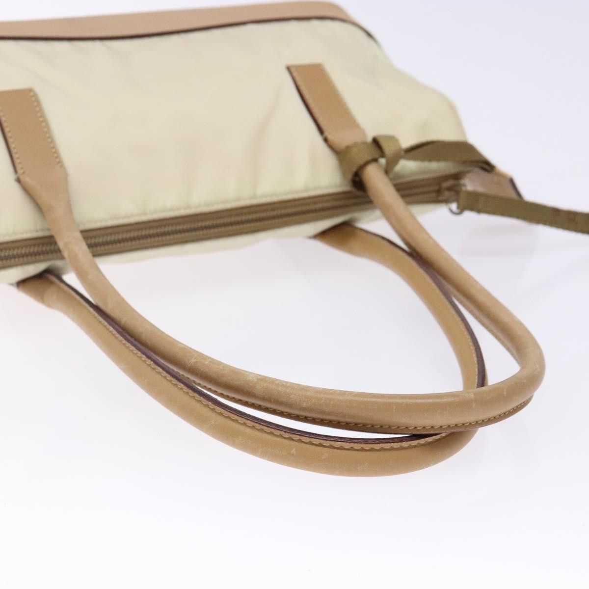 Prada PRADA Shoulder Bag Nylon Leather Beige Size ONE SIZE - 7 Thumbnail