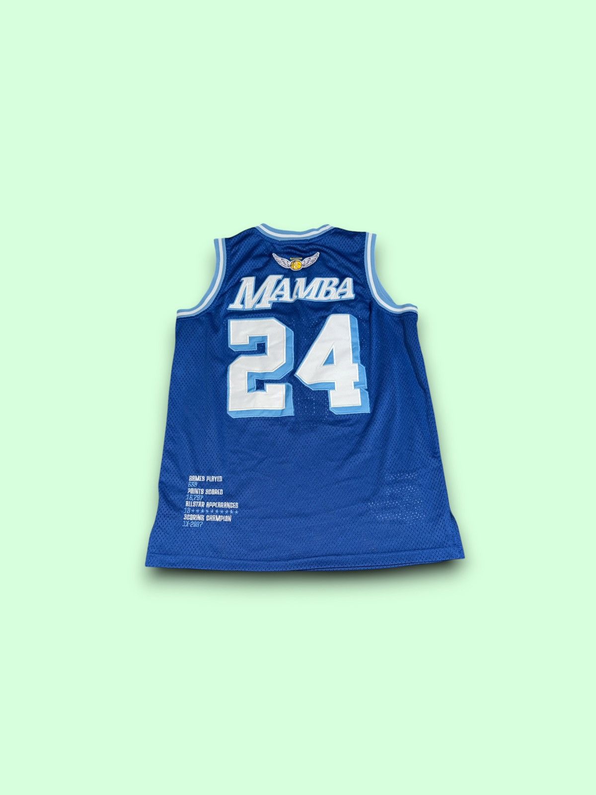 NBA Kobe Bryant Legend Dodger Blue #8 Headgear Classics Jersey Size US S / EU 44-46 / 1 - 2 Thumbnail