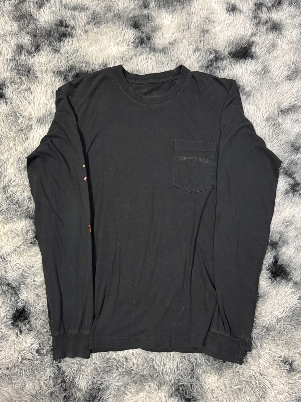 Chrome Hearts Chrome Hearts Orange Dagger Longsleeve Shirt Size US L / EU 52-54 / 3 - 5 Thumbnail