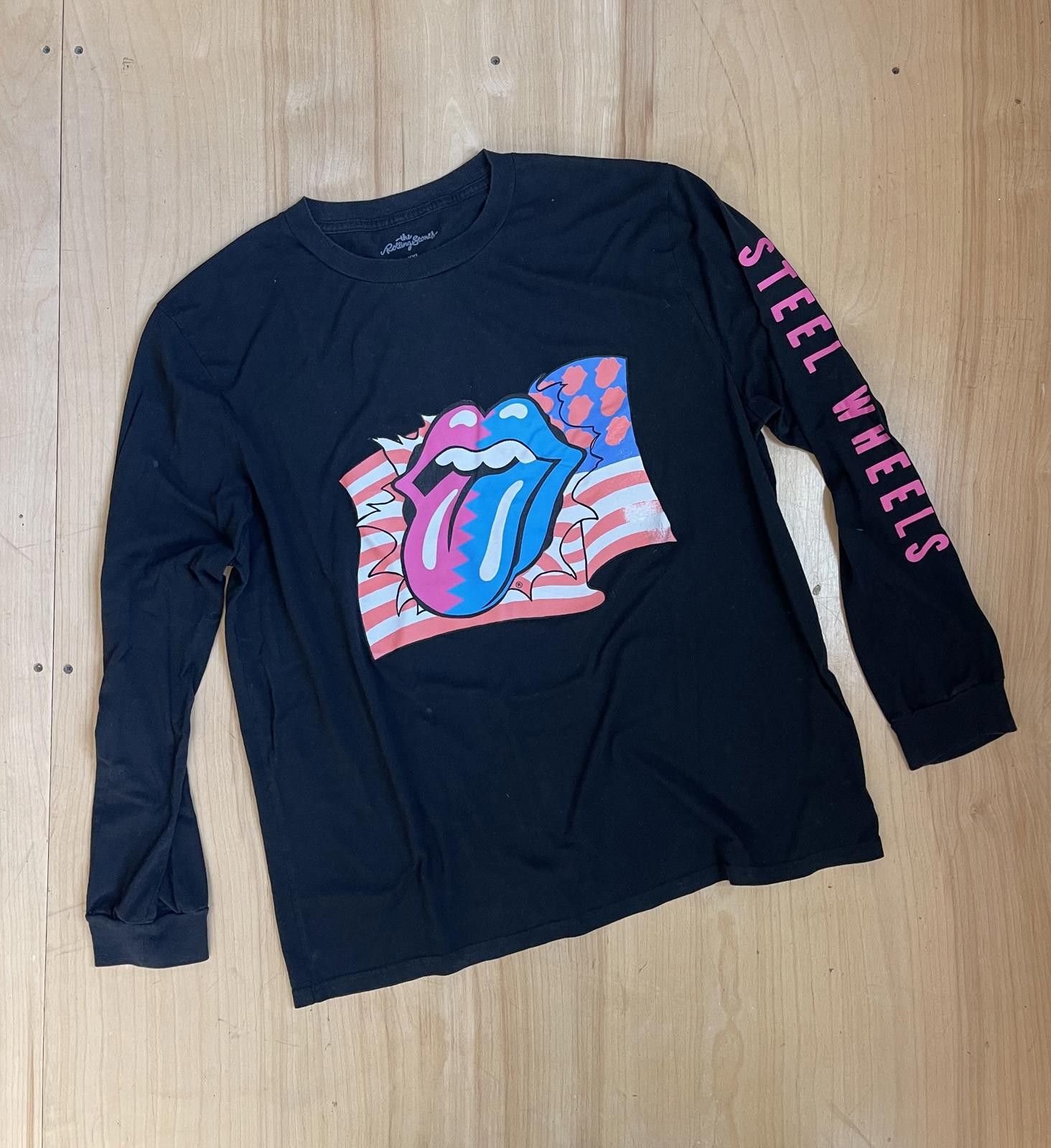 The Rolling Stones The Rolling Stones Steel Wheels Long Sleeve T-Shirt Mens XXL Size US XXL / EU 58 / 5 - 1 Thumbnail