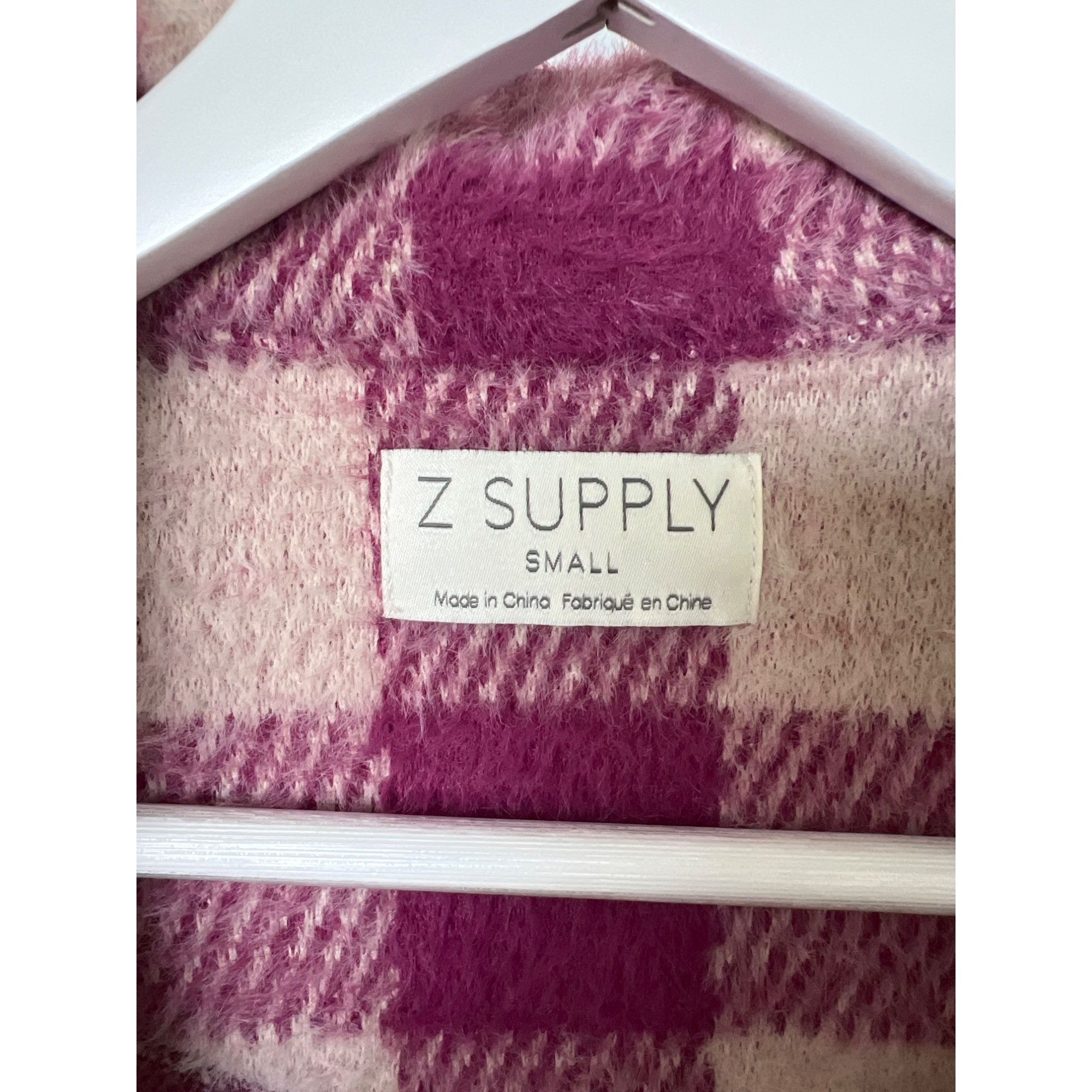 Z Supply Z Supply Plaid Check Tucker Super Soft & Cozy Berry Color Ja Size S / US 4 / IT 40 - 8 Thumbnail