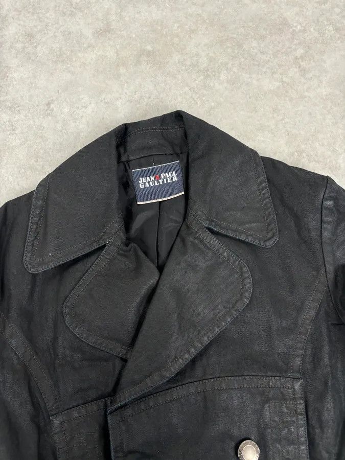 Jean Paul Gaultier 2000s Jean Paul Gaultier Black Detachable 2 in 1 Multi-Pocket Trench Jacket Size US S / EU 44-46 / 1 - 10 Thumbnail