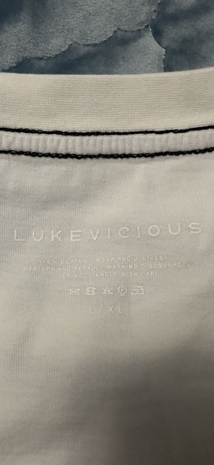 Luke Vicious Navajo White Tee Size US L / EU 52-54 / 3 - 3 Thumbnail