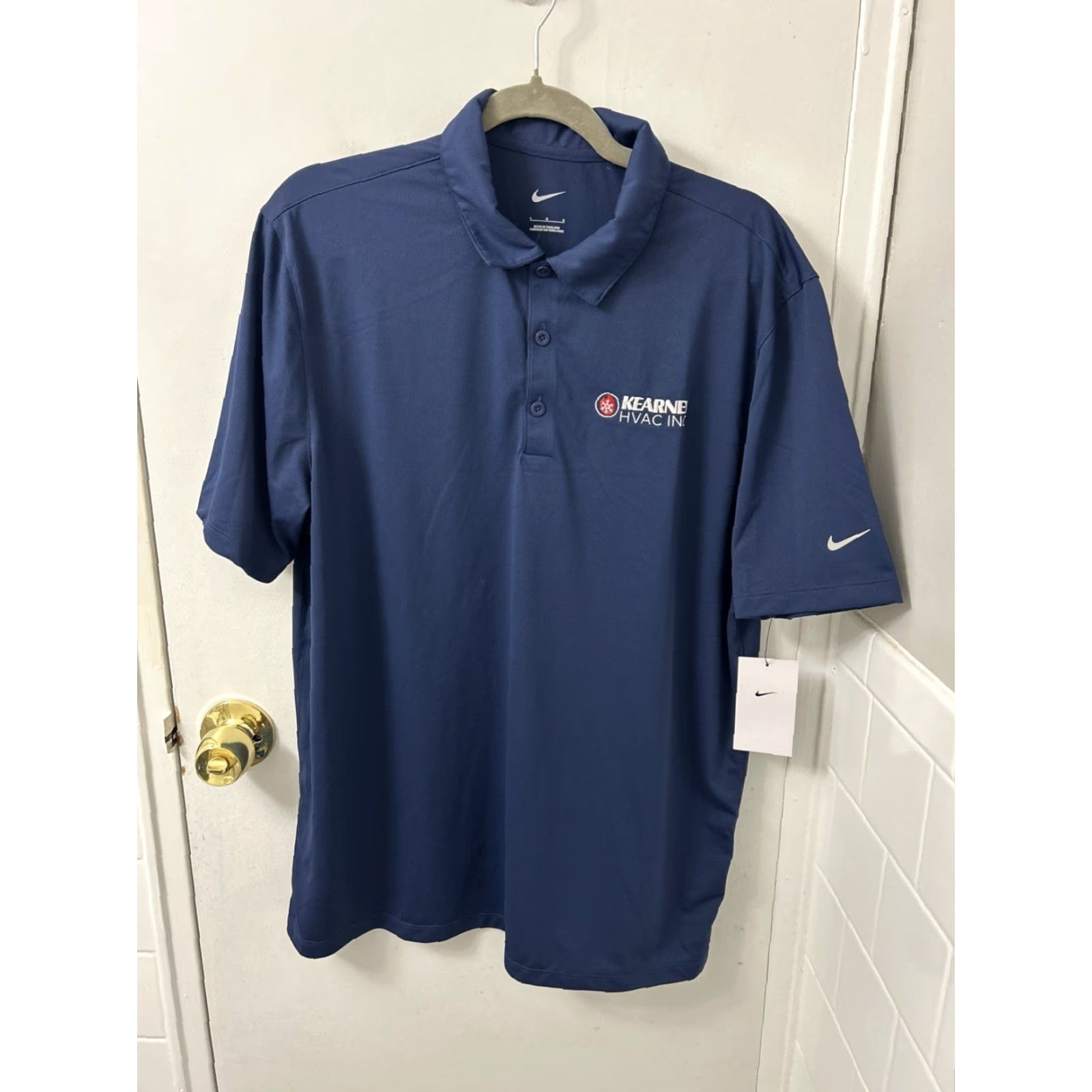 Nike Nike Golf Dry Victory Polo Shirt Mens Large Navy Blue S/S NWT Size US L / EU 52-54 / 3 - 2 Thumbnail