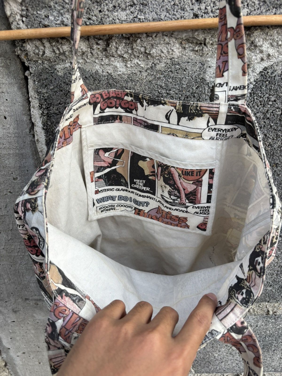 Hysteric Glamour Vintage Hysteric Glamour Bag Y2K Tote Size ONE SIZE - 8 Thumbnail