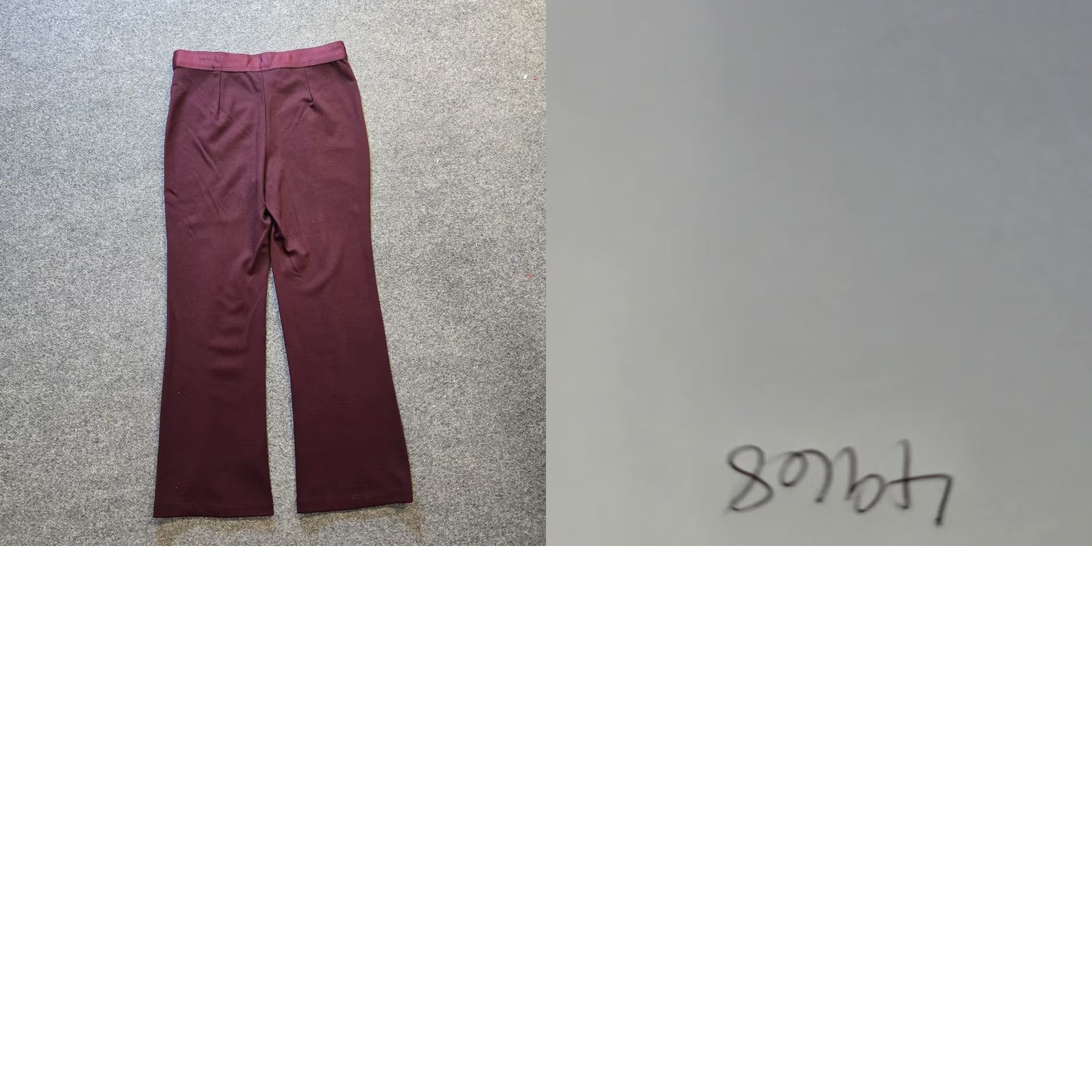 Bailey 44 Bailey 44 Pants Women L Red Burgundy Faux Leather Pull On Flare Casual Dress Pants Easter Size 36" / US 14 / IT 50 - 8 Thumbnail