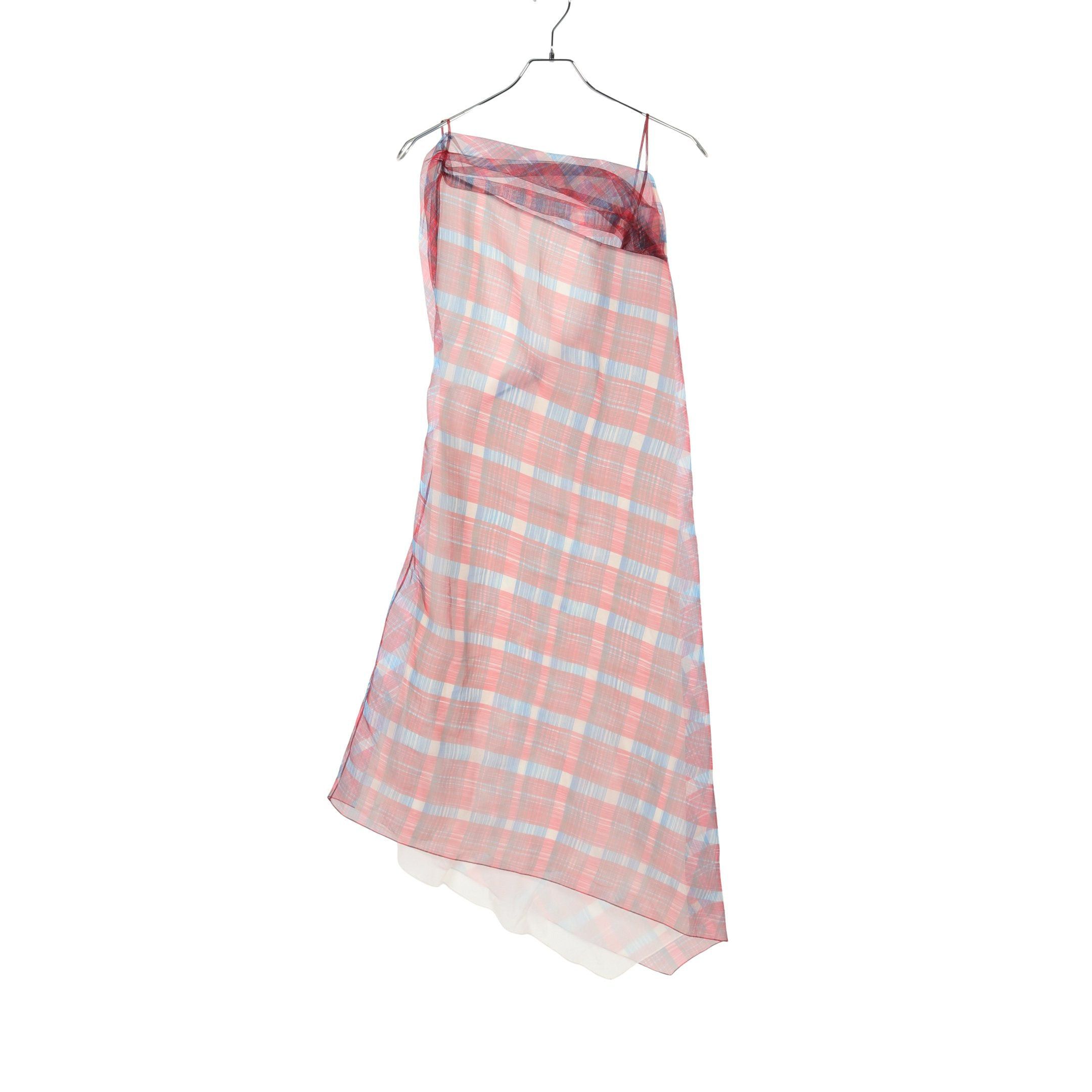 Salvatore Ferragamo Salvatore Ferragamo Camisole One Piece Plaid Red Multicolor Size ONE SIZE - 1 Thumbnail