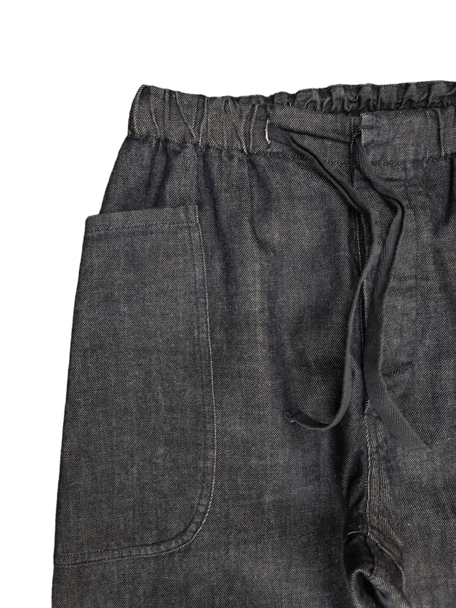Orcival Orcival France Indigo Workwear Drawstring Relaxed Pants Size US 31 - 4 Thumbnail